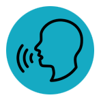 Icon for speech therapy
